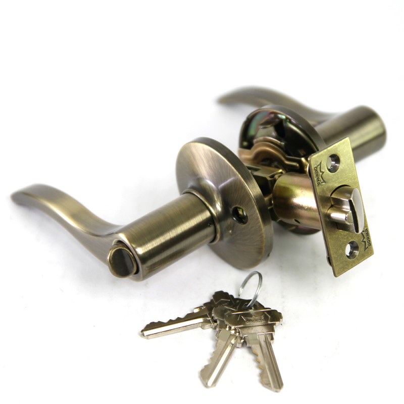 Dorma Entrance Cylindrical Lever Lockset DL3 Jever Finishes US5 Standard Satin Brass